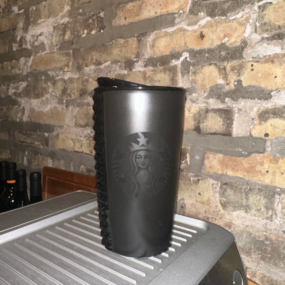 Starbucks Matte Black Studded Tumbler
